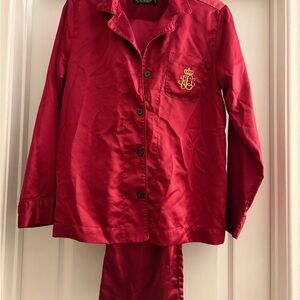 Ralph Lauren women  Red Pajama Set